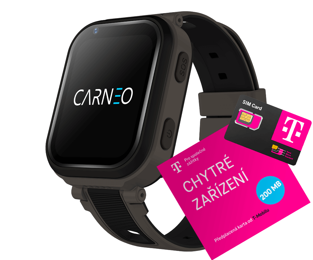 Carneo Guardkid+ 4G Ultra 2 black SIM CZ
